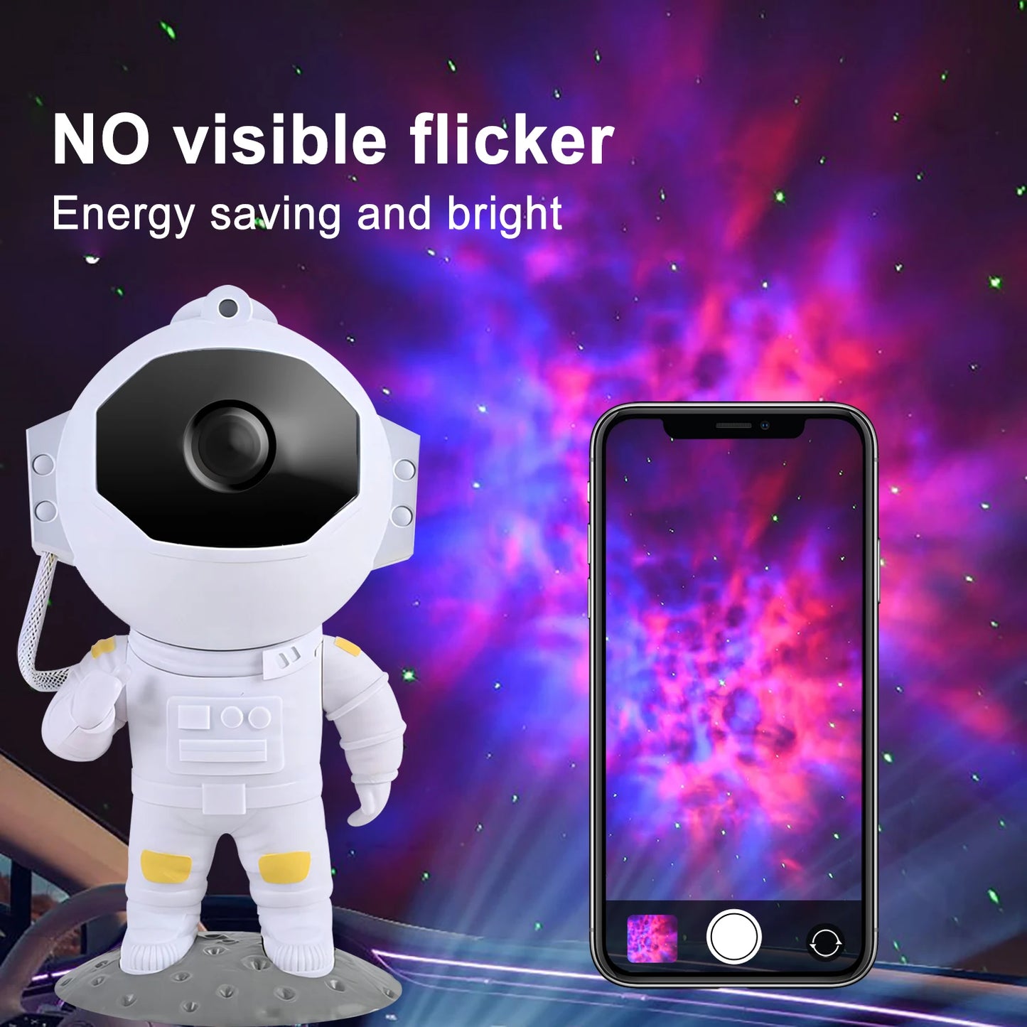 Astronaut Galaxy Star Projector Night Light