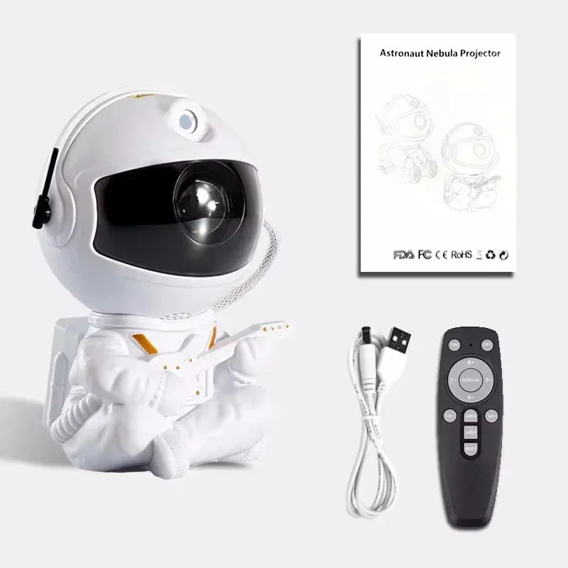 Astronaut Star Projector Galaxy Night Light