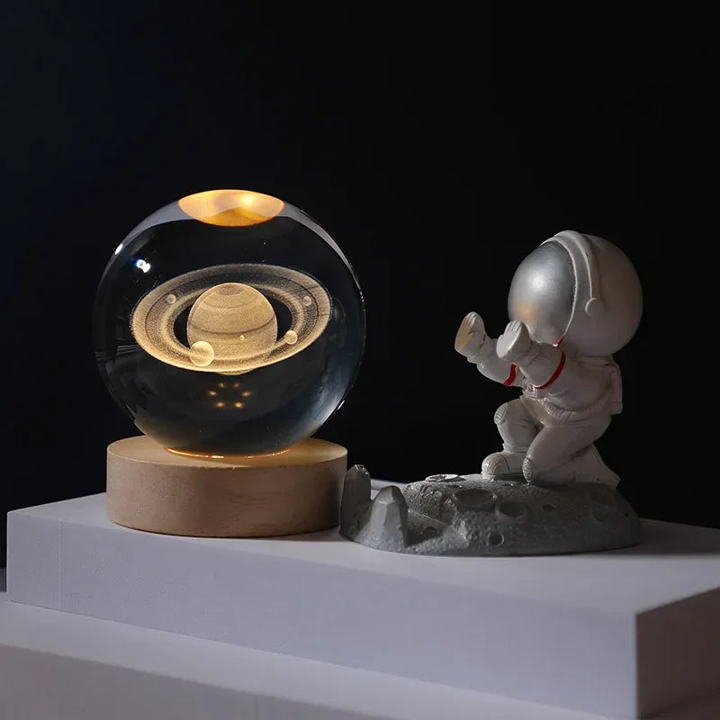 Galaxy Crystal Ball USB LED Night Light
