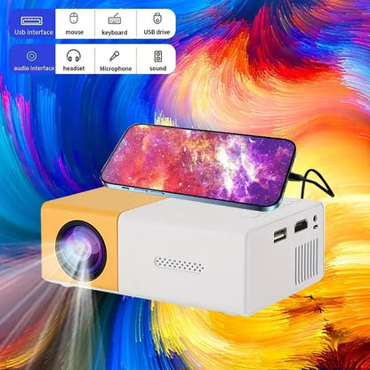 LED Portable Home Theater Projector