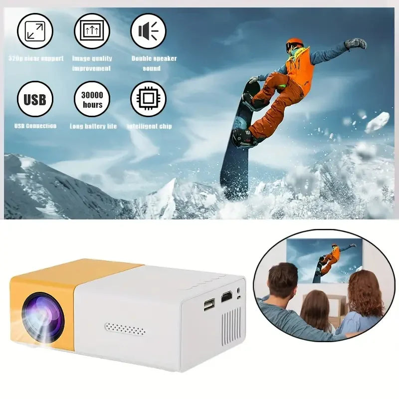 LED Portable Home Theater Projector