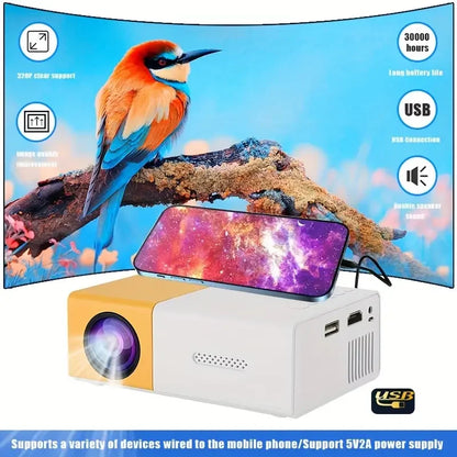 LED Portable Home Theater Projector