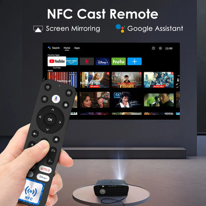 NitProjector 4K UHD Android 14 Portable Home Cinema
