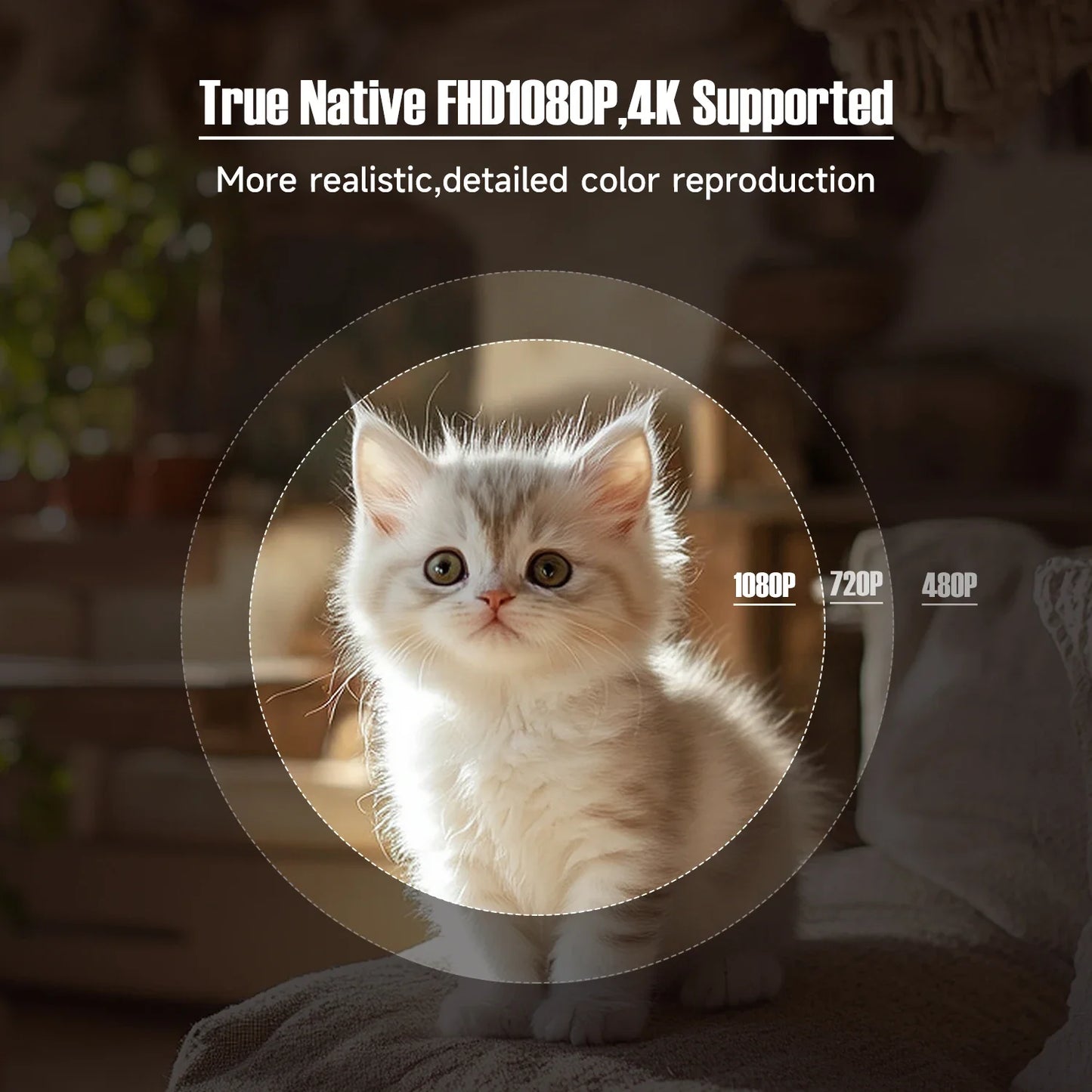 Android 4K Full HD Projector