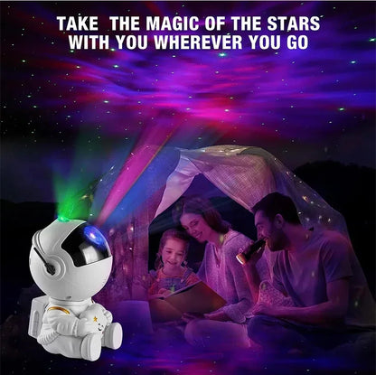 Astronaut Star Projector Galaxy Night Light