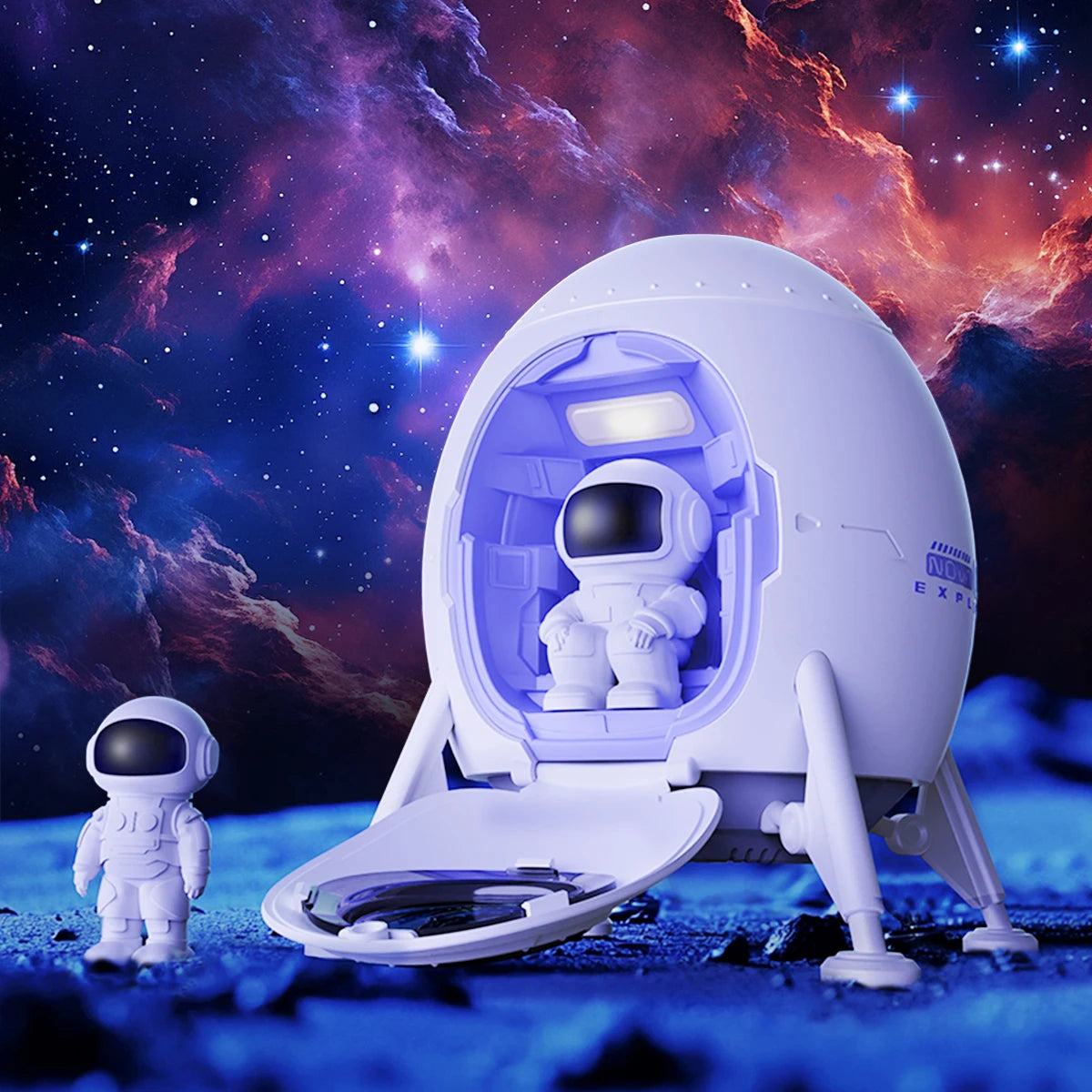 Astronaut Galaxy Space Lander Projector with Remote & Timer
