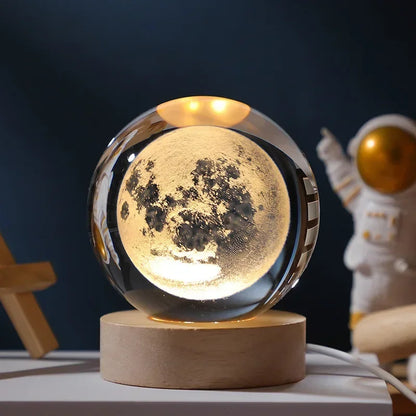 Galaxy Crystal Ball USB LED Night Light