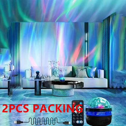 LED Starry Galaxy Ocean Wave Projector