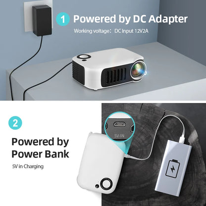 A2000 Mini LED Portable Projector