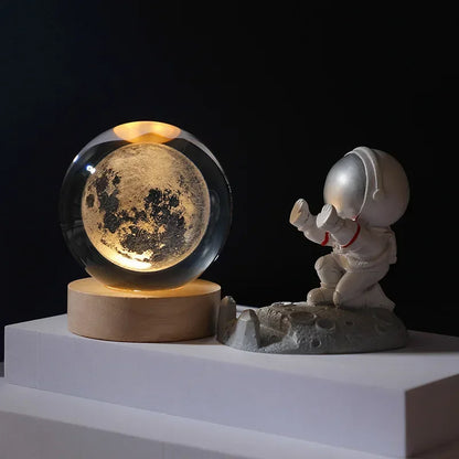 Galaxy Crystal Ball USB LED Night Light