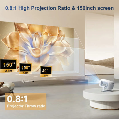 ThundeaL PG370 4K Full HD Mini Projector – Auto Focus & Keystone