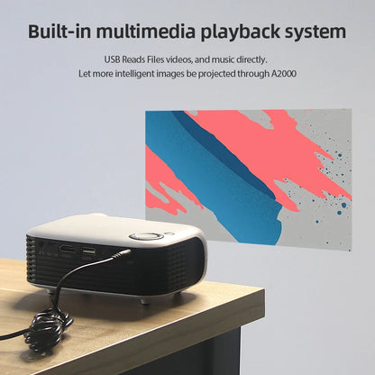 A2000 Mini LED Portable Projector