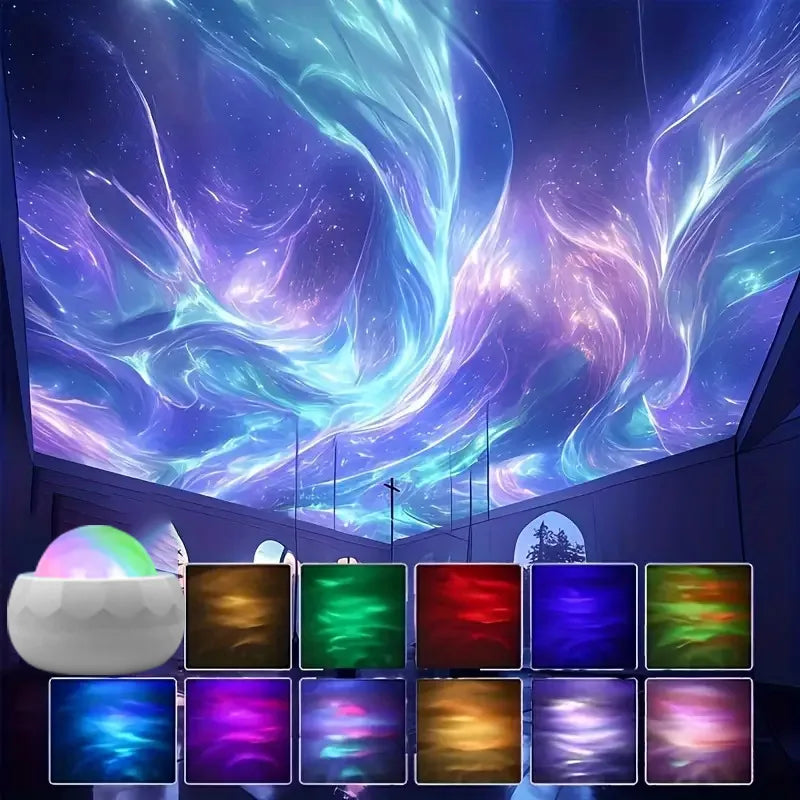 Northern Lights Starry Sky Projector Lamp