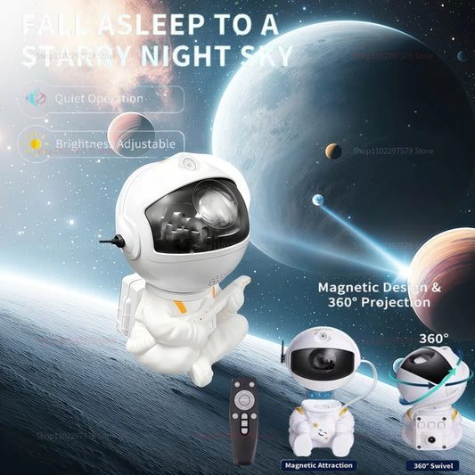 Astronaut Galaxy Projector LED Night Light