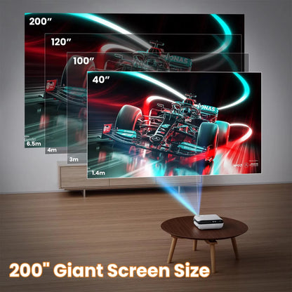NitProjector Full HD 1080P Bluetooth Portable