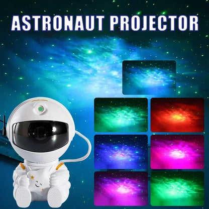 Astronaut Star Projector Galaxy Night Light