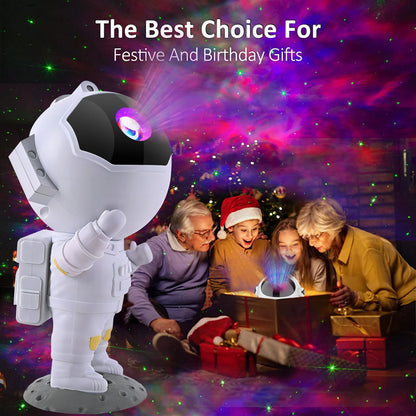 Astronaut Galaxy Star Projector Night Light