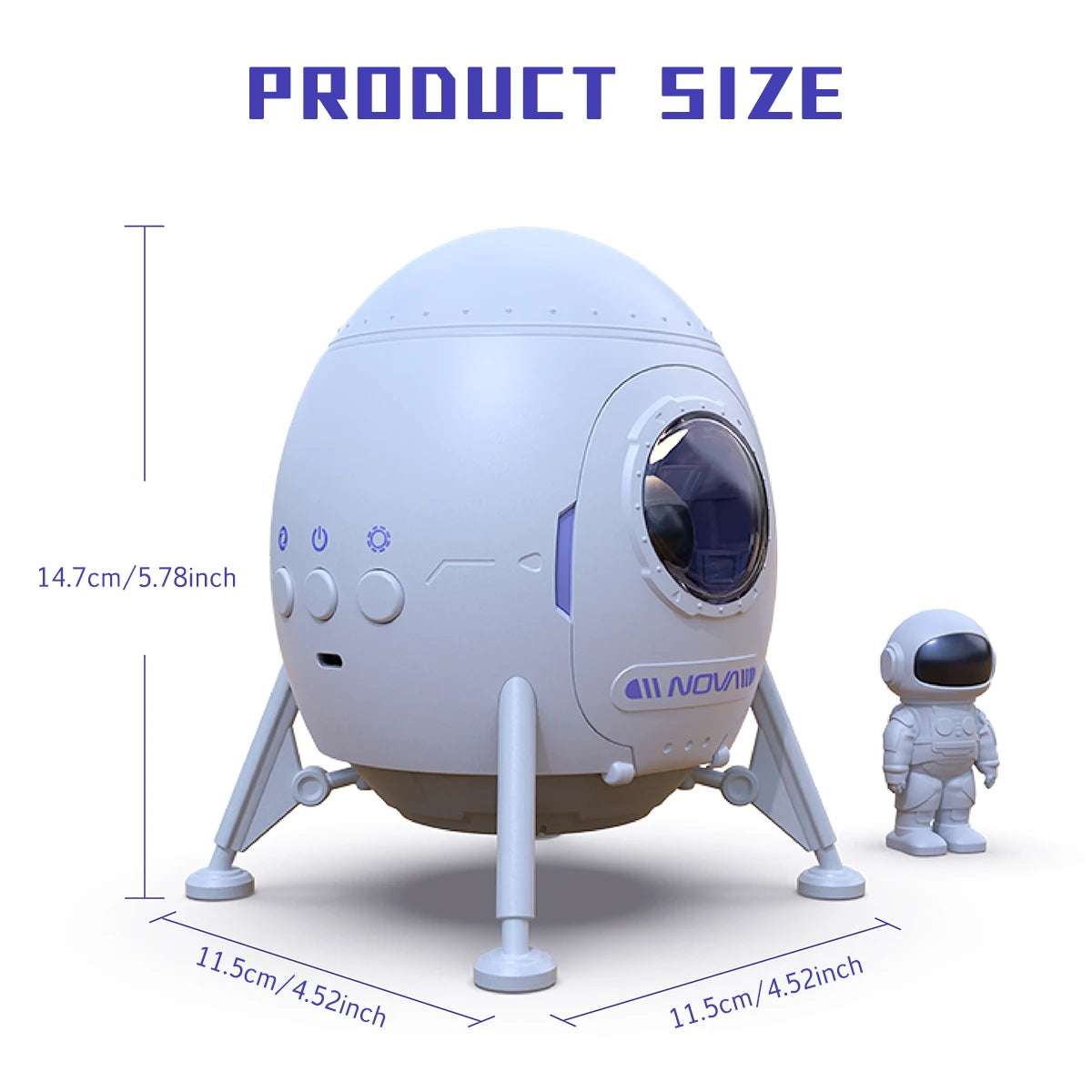 Astronaut Galaxy Space Lander Projector with Remote & Timer