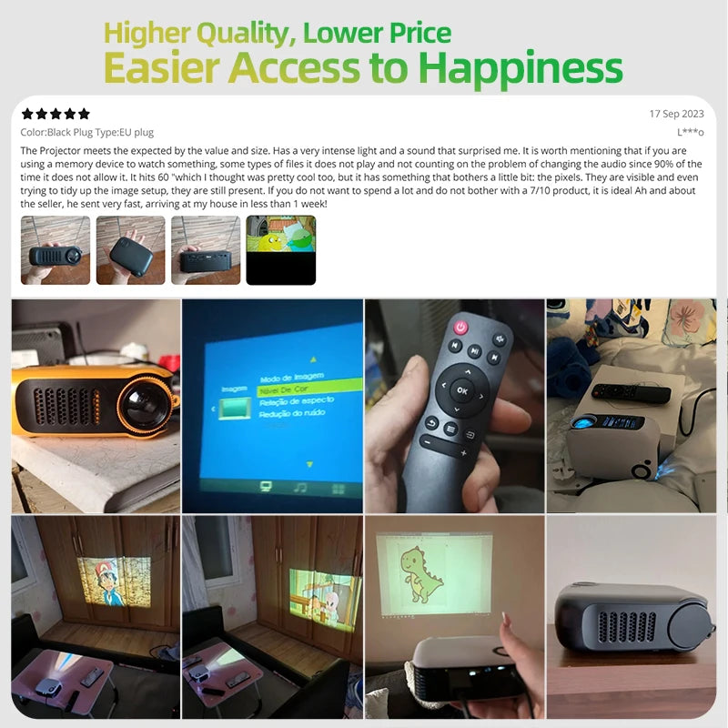 A2000 Mini LED Portable Projector