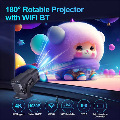 4K Android 11 Mini Projector