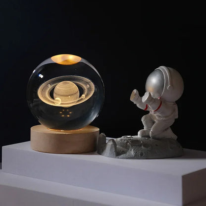 Galaxy Crystal Ball USB LED Night Light